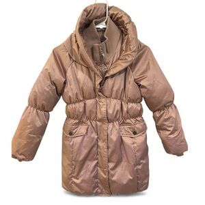 GAP Kids Metallic Pink Puffer Jacket Girl’s 10